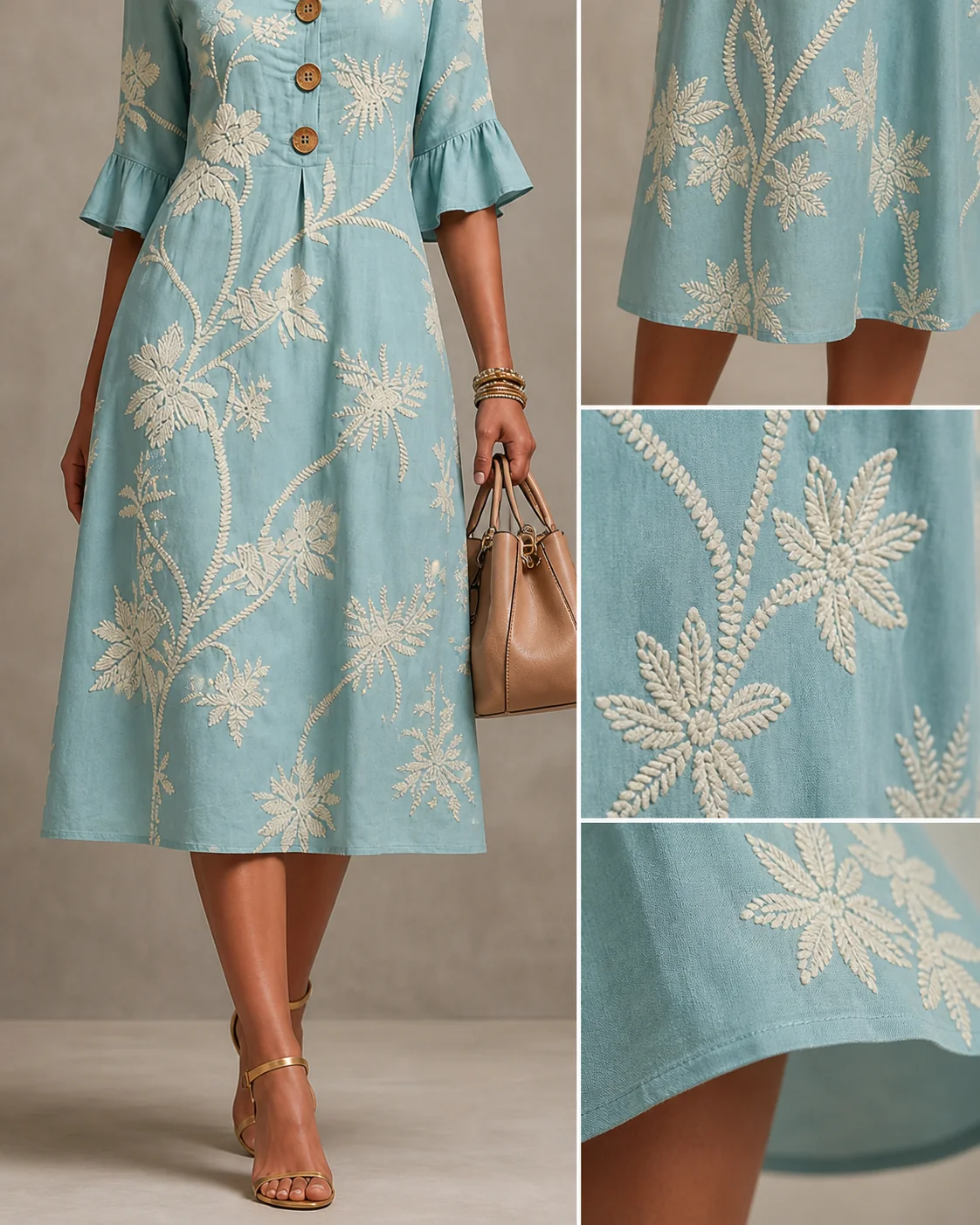 Helen | Women's casual dress with a floral print