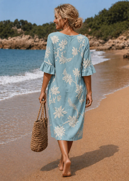 Helen | Women's casual dress with a floral print